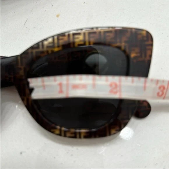 Fendi Women's Cat-Eye Sunglasses - Black and Brown - Picture 5 of 13